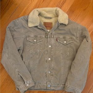 Vintage Levi's Cream Sherpa Lined Jacket